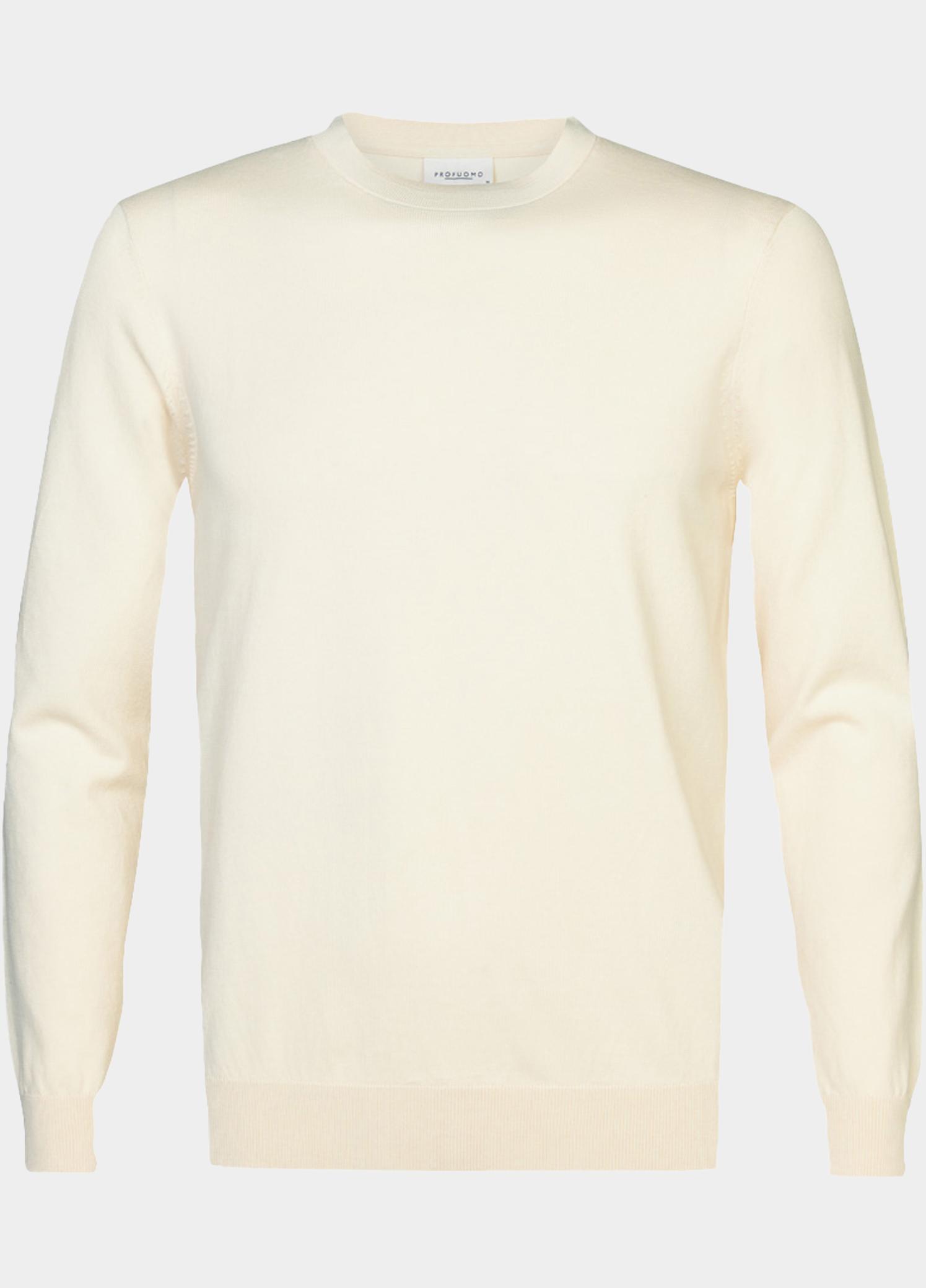 Profuomo Pullover heren Wit  PP2J00008/D