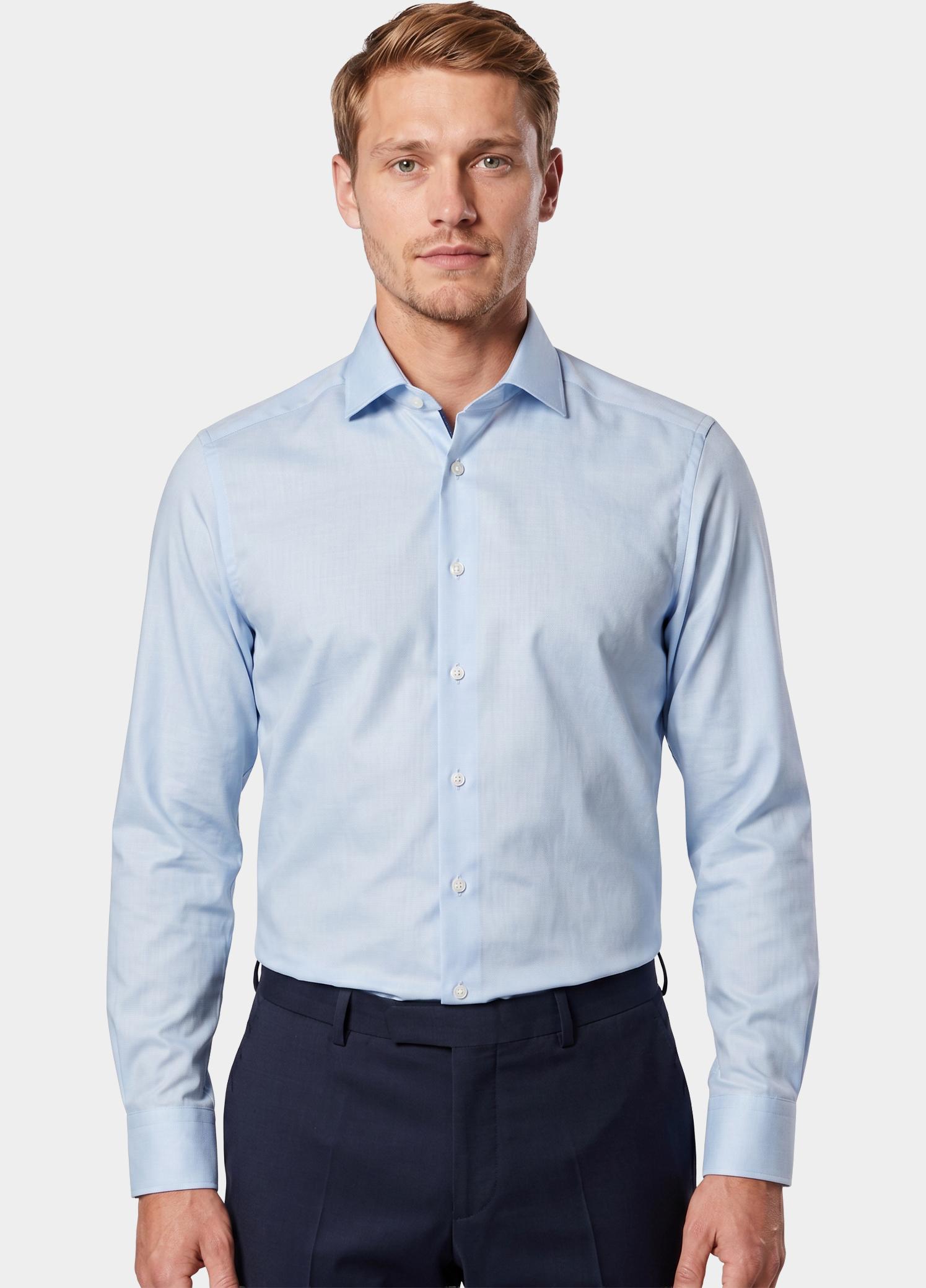 Olymp Business hemd lange mouw Blauw 1230/24 Hemden 123024/11