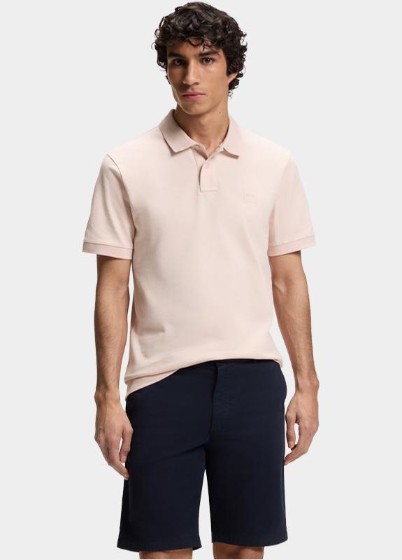BOSS Orange Polo korte mouw Roze Passenger 10256683 01 50507803/690