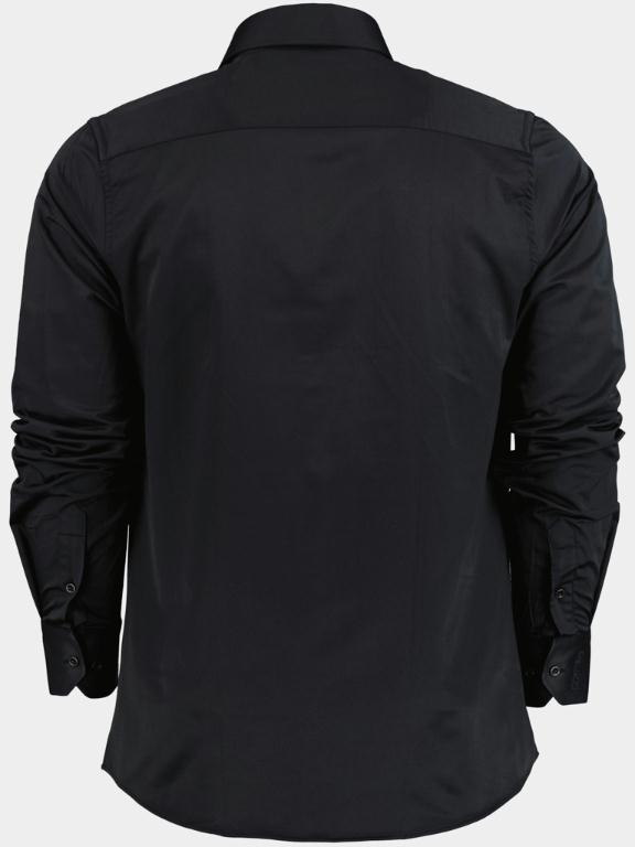 Ferlucci Casual hemd lange mouw Zwart  Napoli/Black