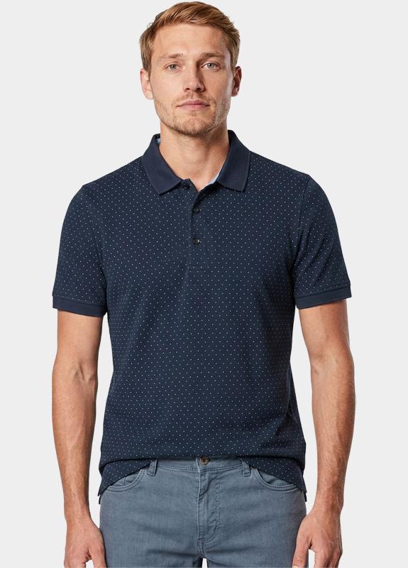 Bos Polo heren Blauw  4001R-2/Navy
