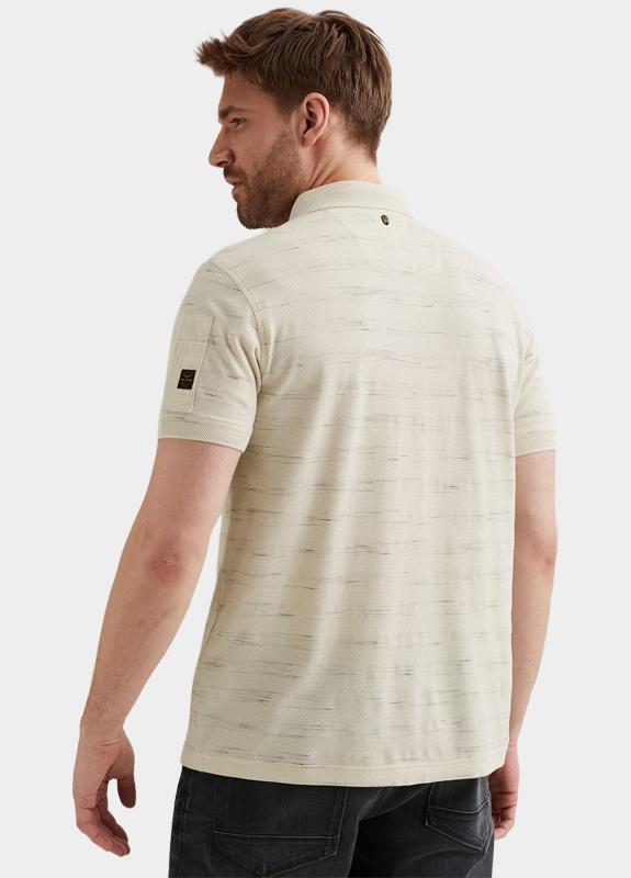 PME Legend Polo korte mouw Beige Short sleeve polo injected po PPSS2603885/7013