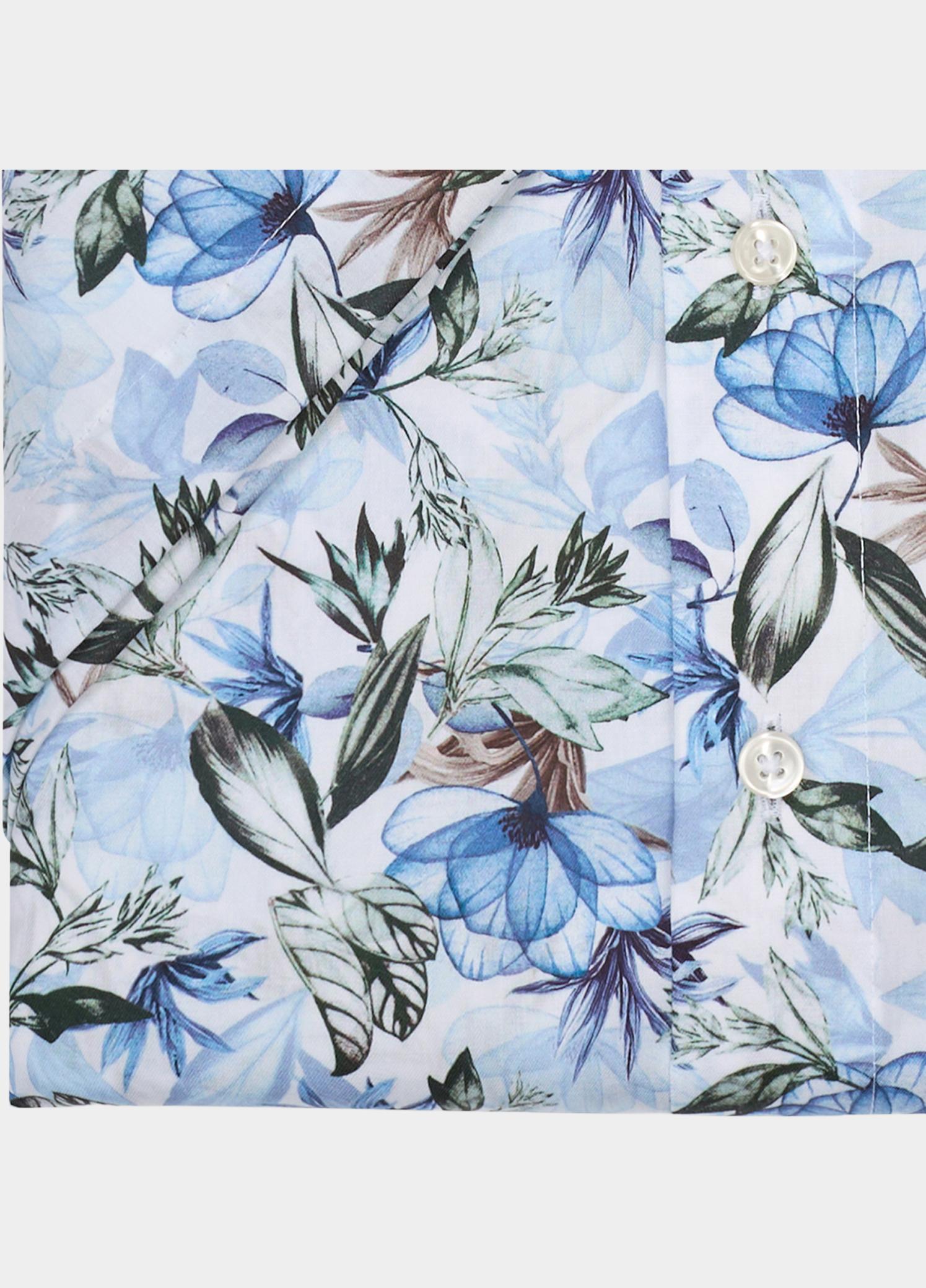 Olymp Zakelijk hemd korte mouw Blauw Luxor 103412/11