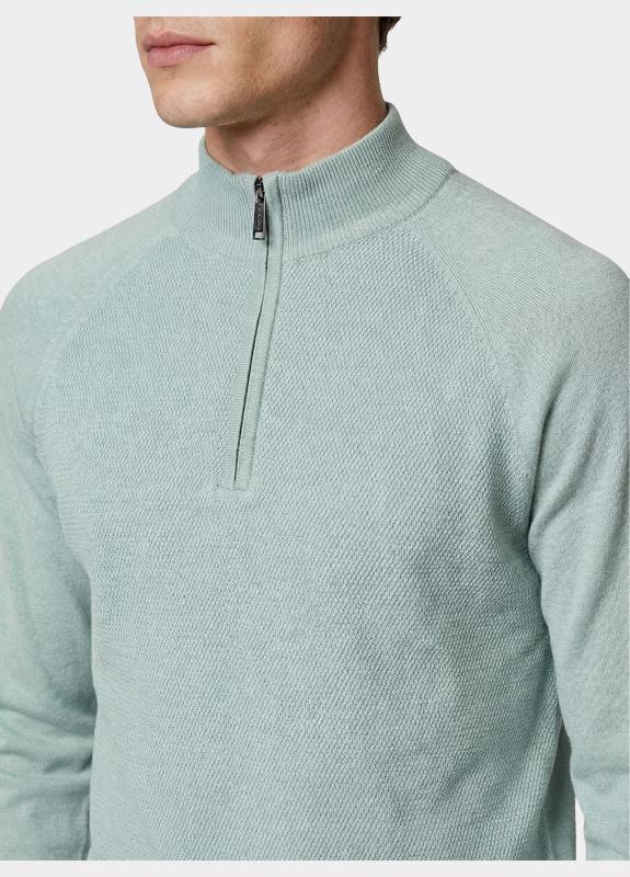 Innocente Half Zip Groen Half zip met structuur 326/8121 Mint