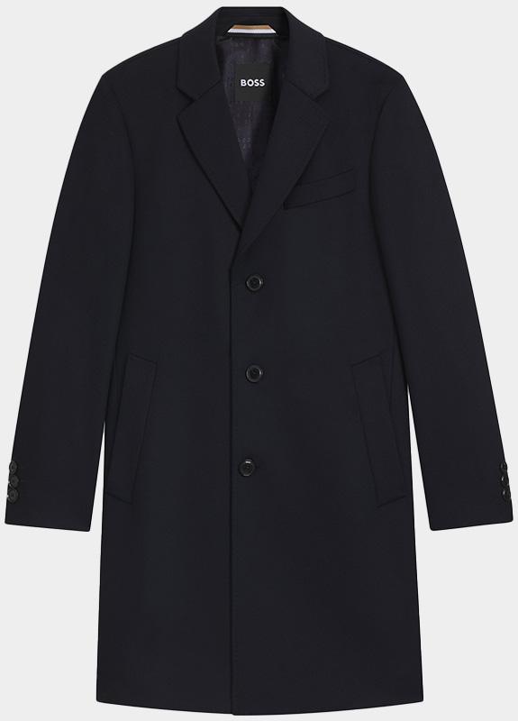 BOSS Black Wollen Jas Blauw H-Hyde-254 10273687 01 50549187/404