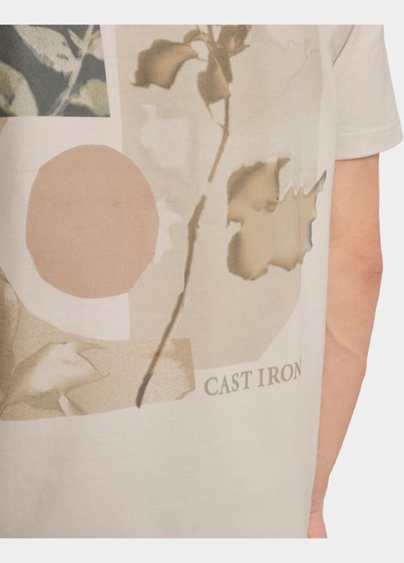 Cast Iron T-shirt korte mouw Wit Short sleeve r-neck relaxed f CTSS2603512/7178