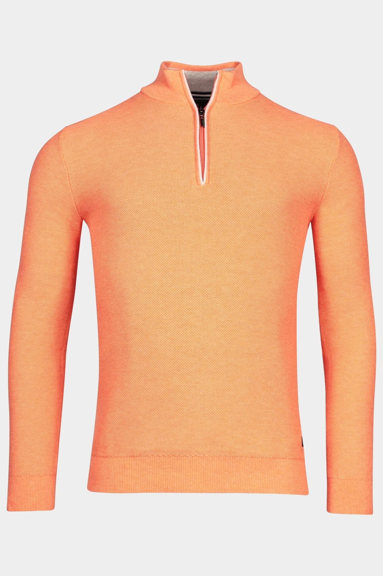 Baileys Half Zip Oranje Pullover 1/2 zip  12gg, struc 418491/285