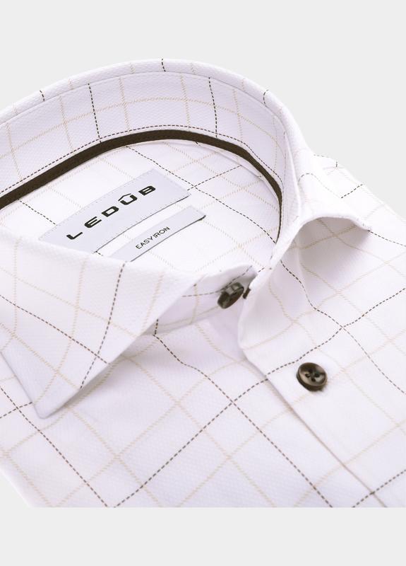 Ledub Business hemd lange mouw Wit  0143079/916-680-000