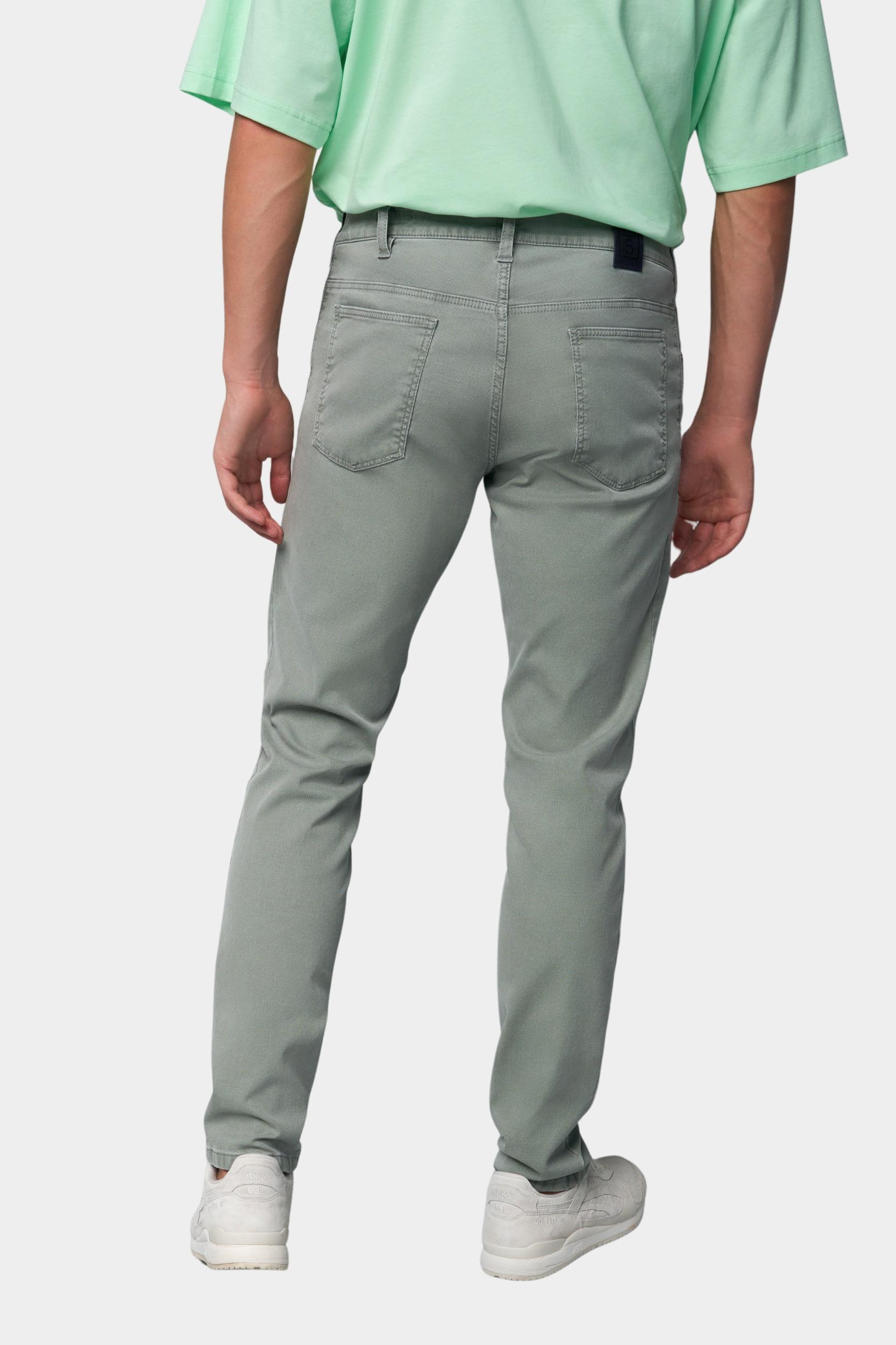 Meyer Katoenen Broek Groen SLIM Art.9-6186 3619618600/24