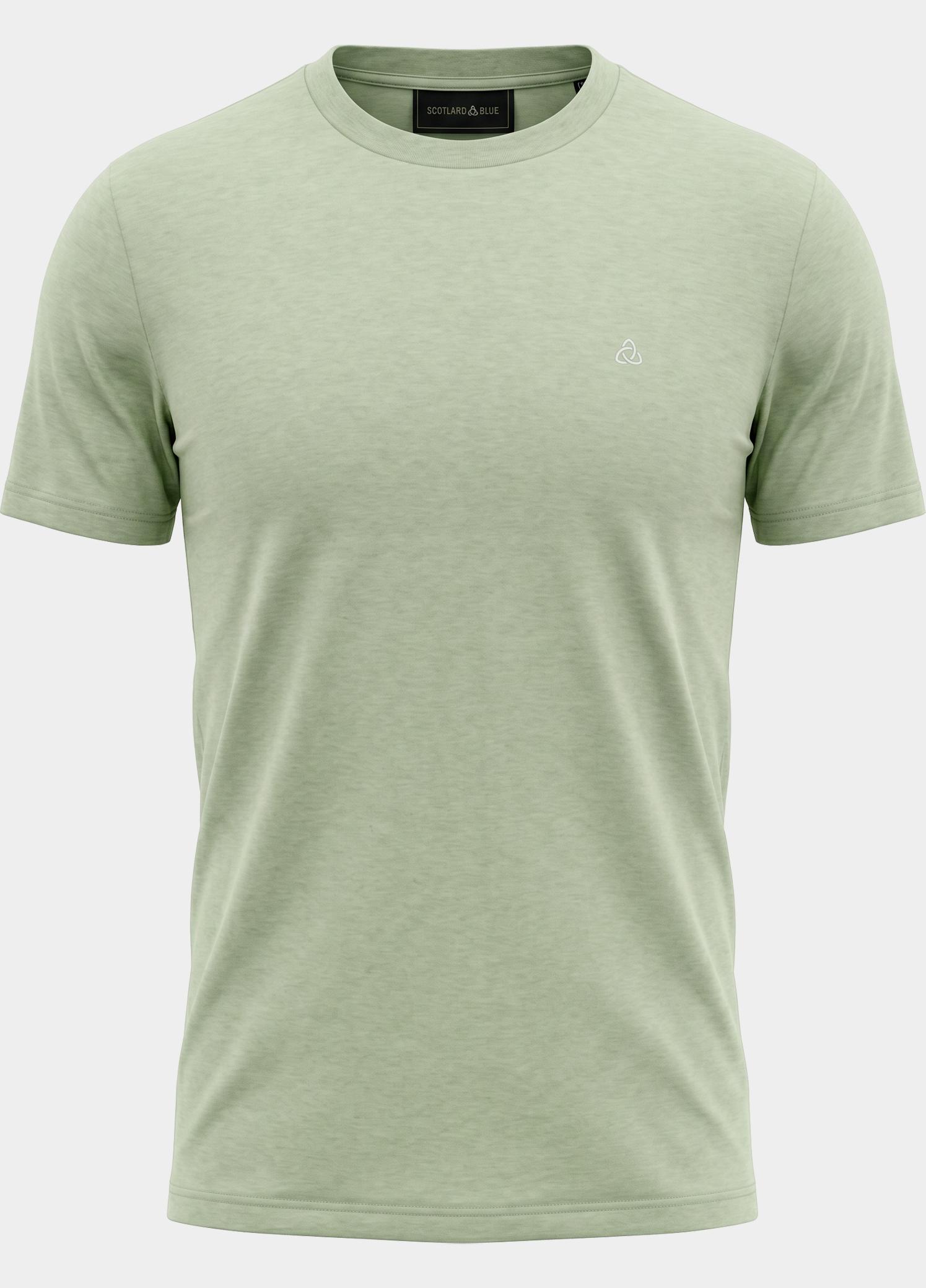 Scotland Blue T-shirt heren Groen Dynand T-shirt SPE25108DY42SB/311 pistachio