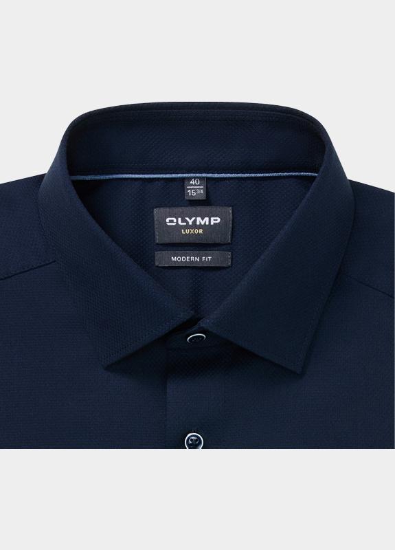 Olymp Zakelijk overhemd heren Blauw Luxor 120584/14