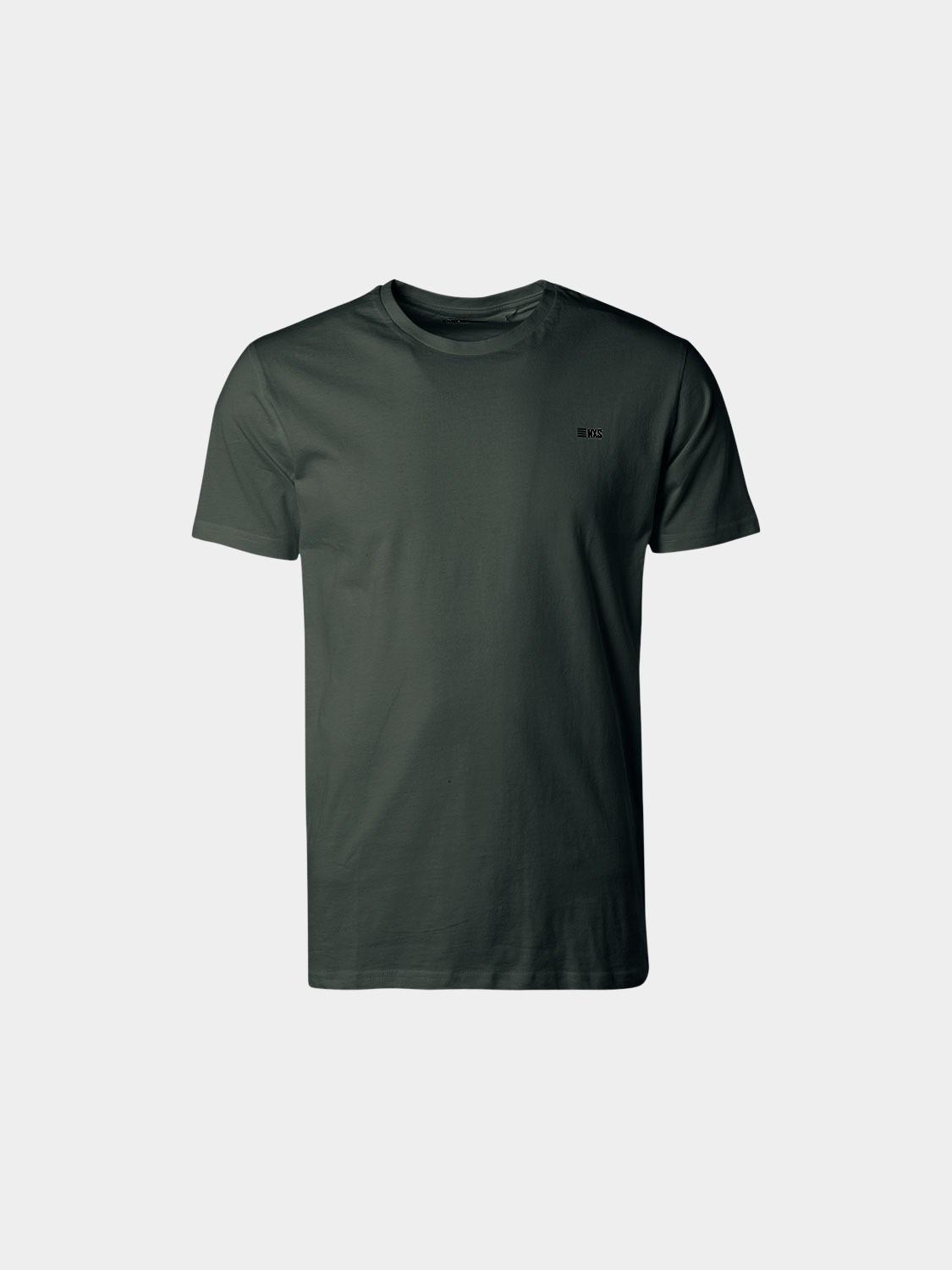 No Excess T-shirt korte mouw Blauw T-Shirt Crewneck Solid Basic N3401D/124