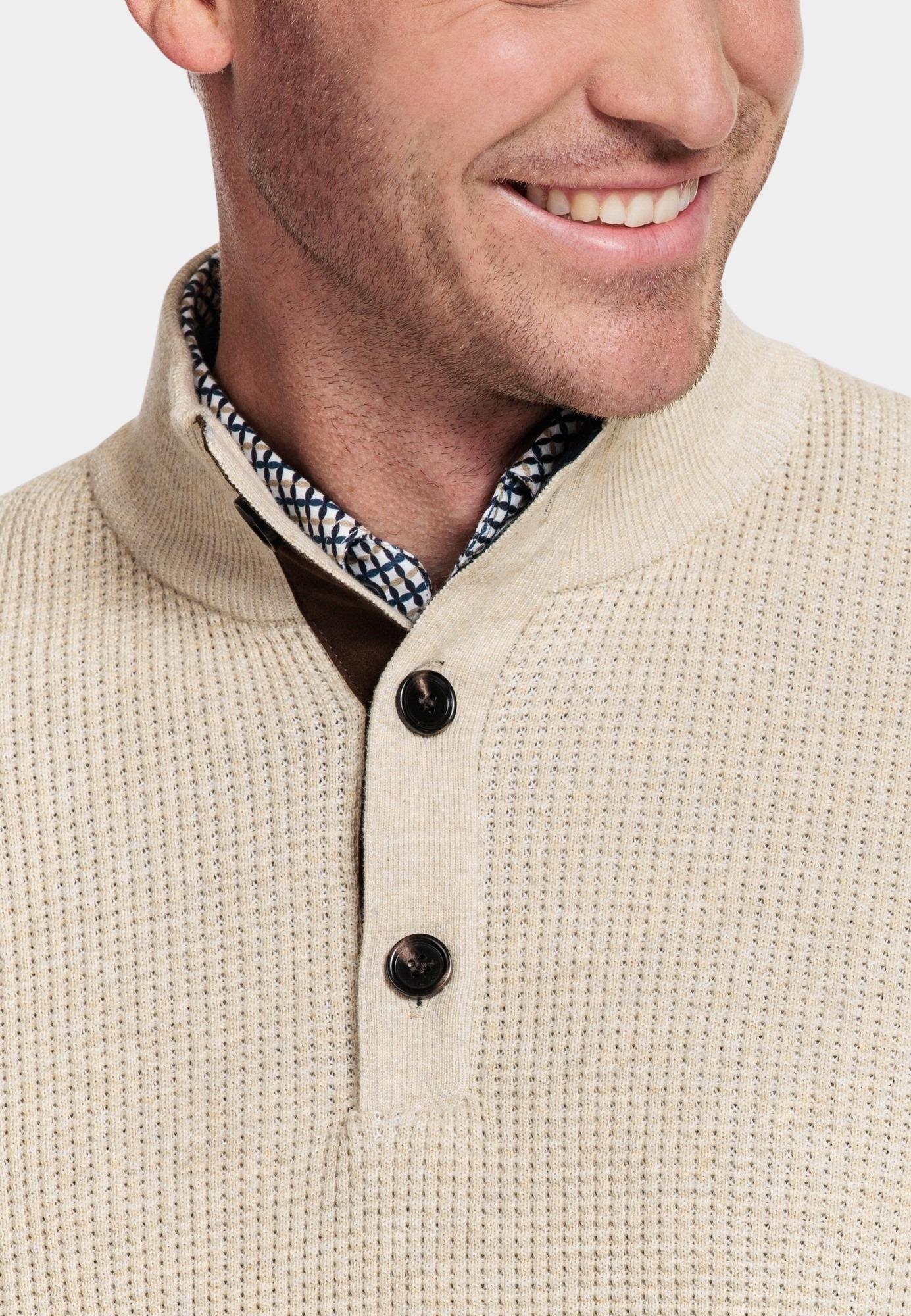 Baileys Half Zip Wit Pullover 1/2 button Placket 328411/135