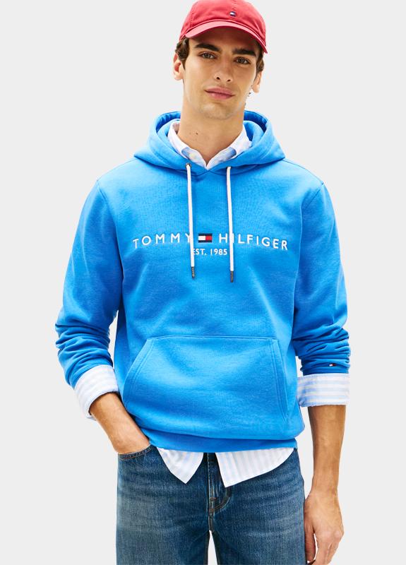 Tommy Hilfiger Hoodie Blauw TOMMY LOGO HOODY MW0MW11599/C4U