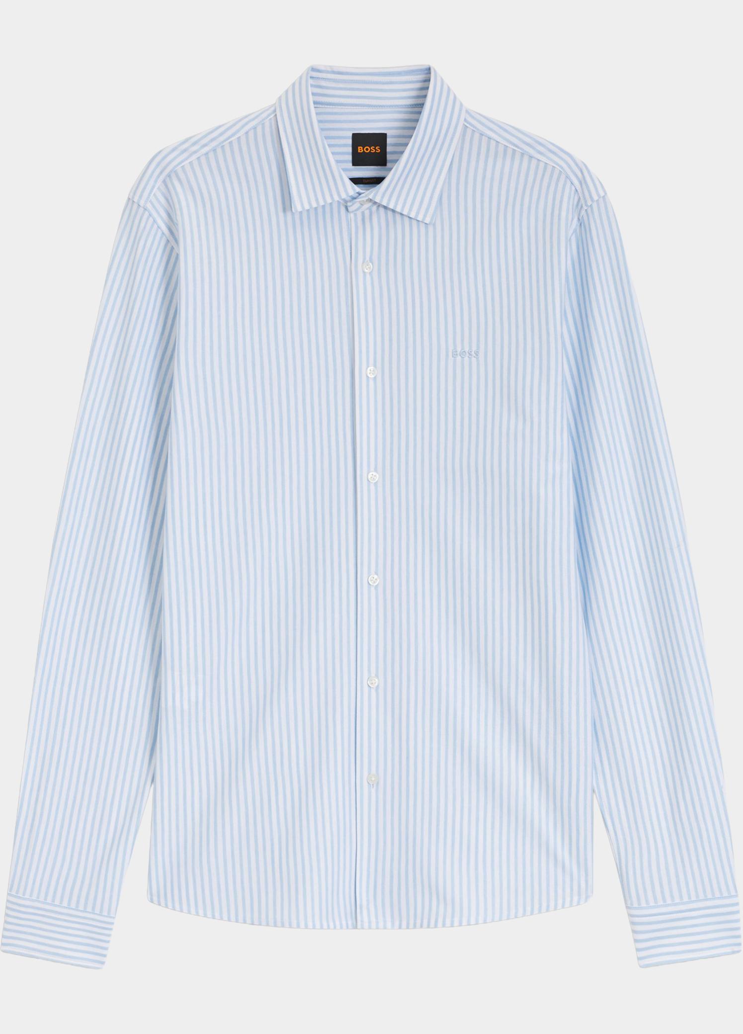 BOSS Orange Casual hemd lange mouw Blauw Mysoft_2_M 10260281 01 50519748/461