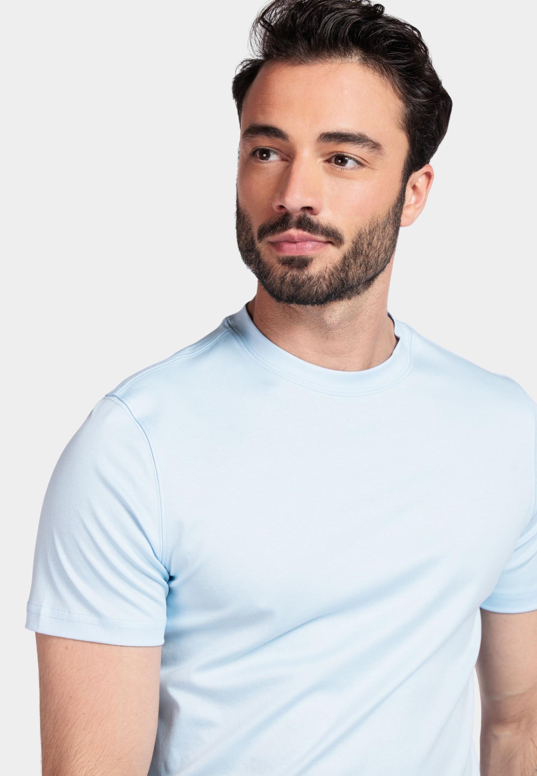 Giordano T-shirt korte mouw Blauw Luca T-shirt short sleeve Liq NOS5078/61