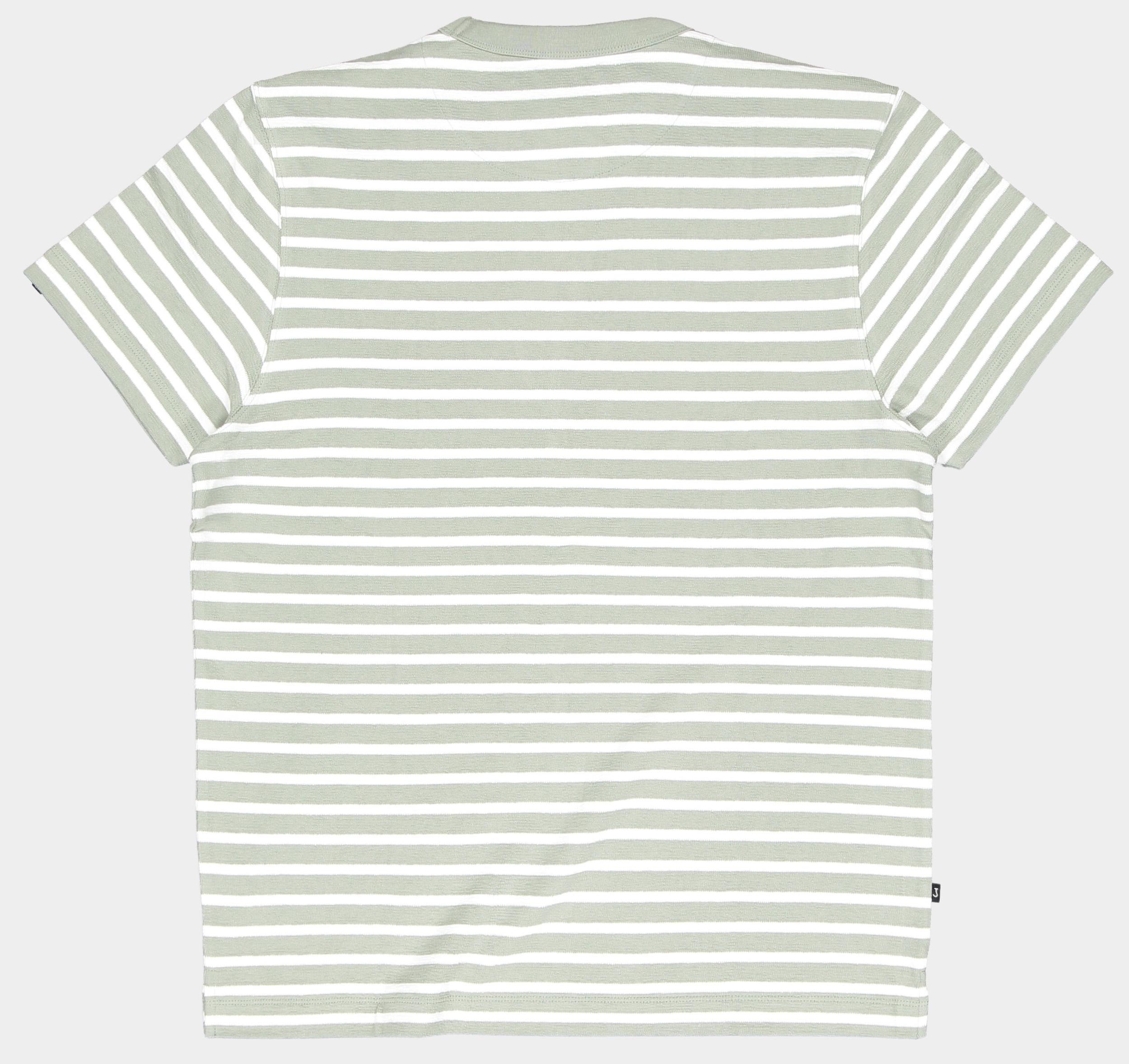 Butcher of Blue T-shirt korte mouw Groen Gaspard Loose Stripe Tee M2412013/791