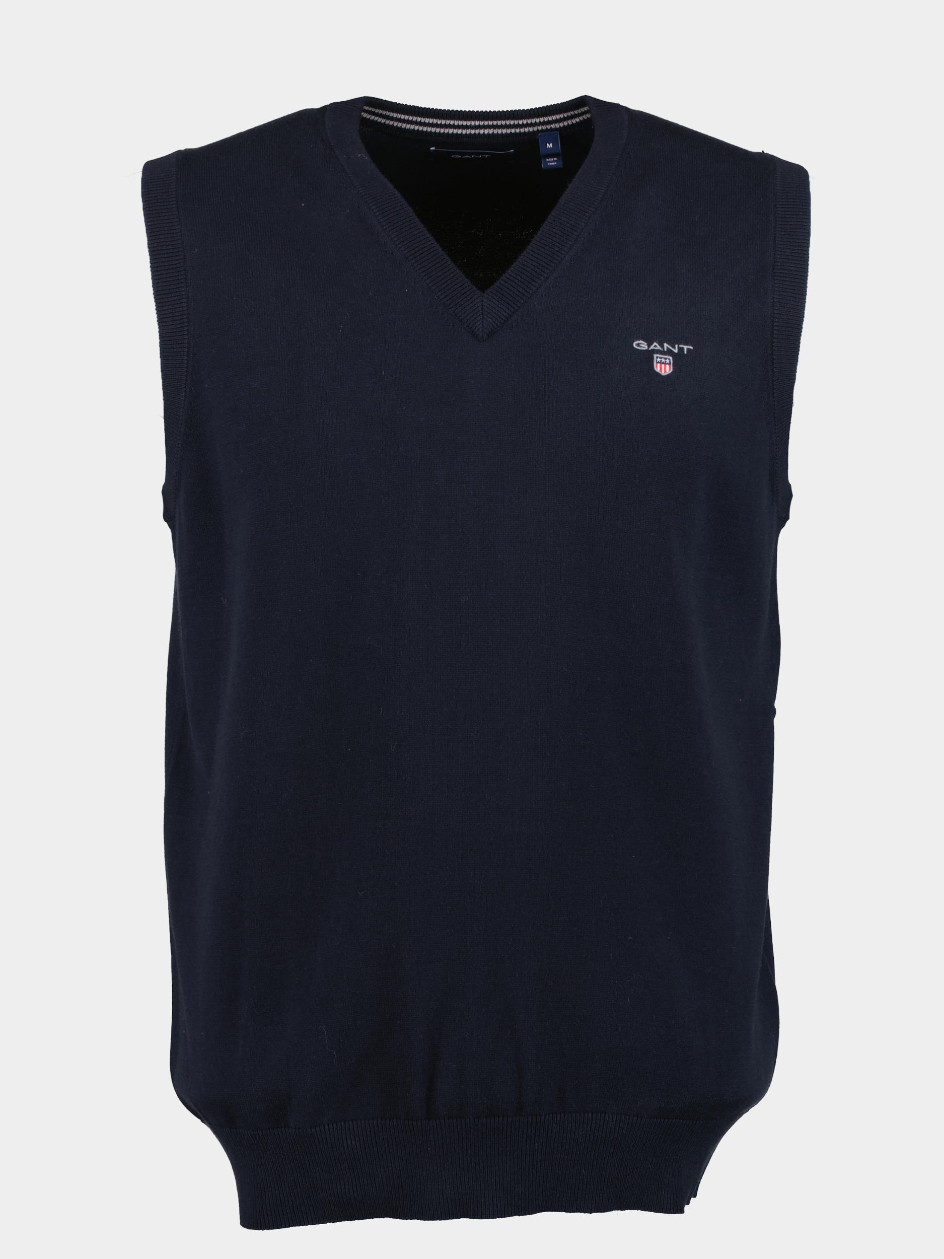 Gant Spencer Blauw Classic cotton slipover 8030550/433