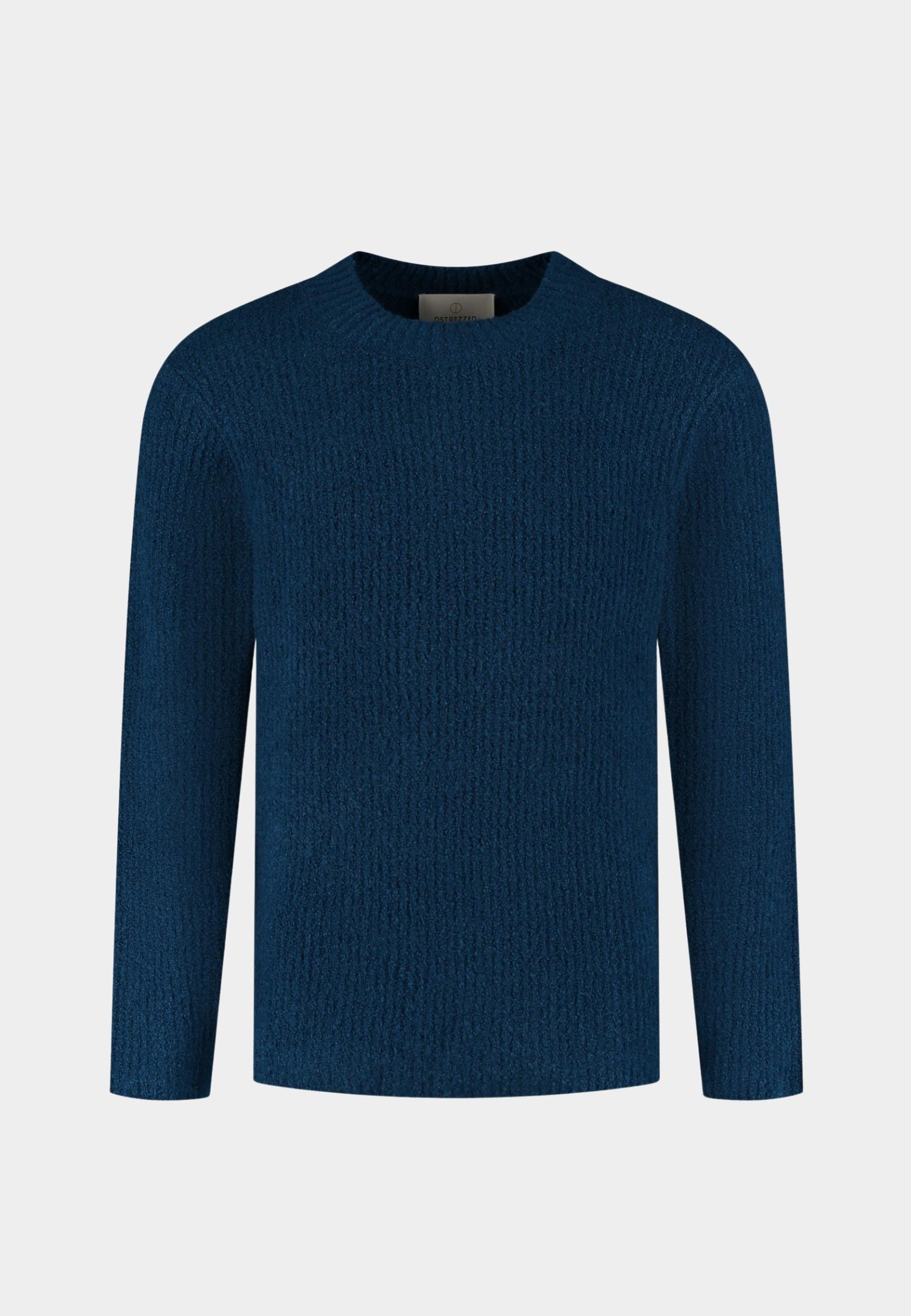 Dstrezzed Pullover Blauw DS_Quint Mock Neck 405906/606