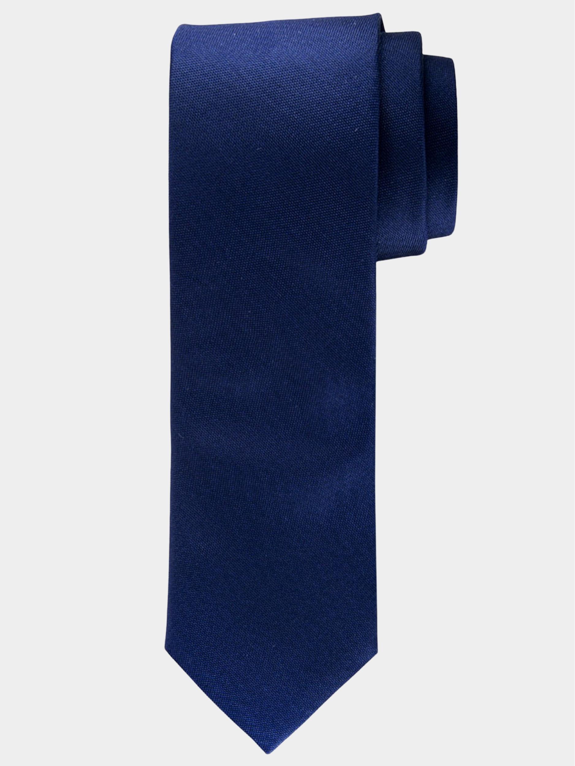 Profuomo Stropdas Blauw zijden das navy PP5AA0001/B
