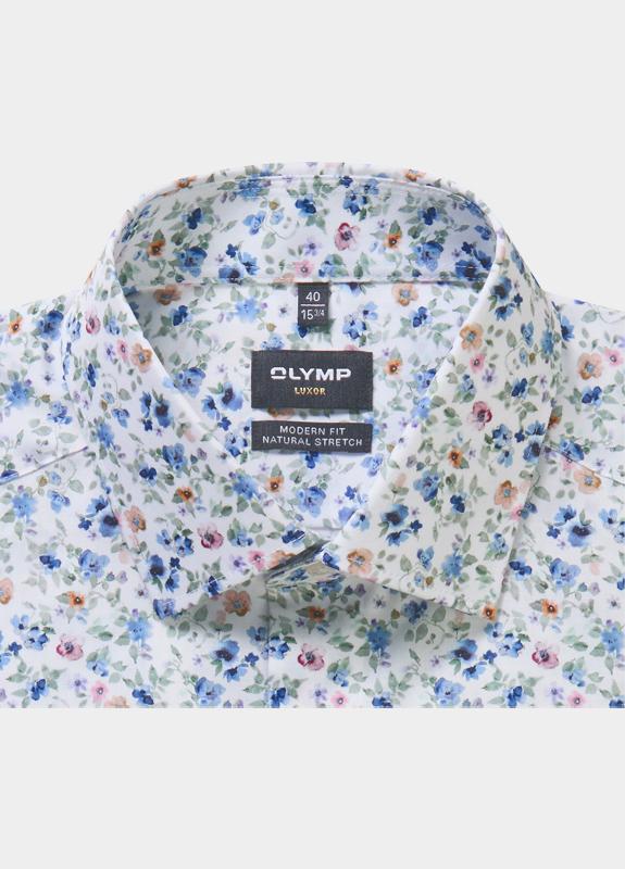 Olymp Business hemd lange mouw Wit 127014-Hemden 127014/00