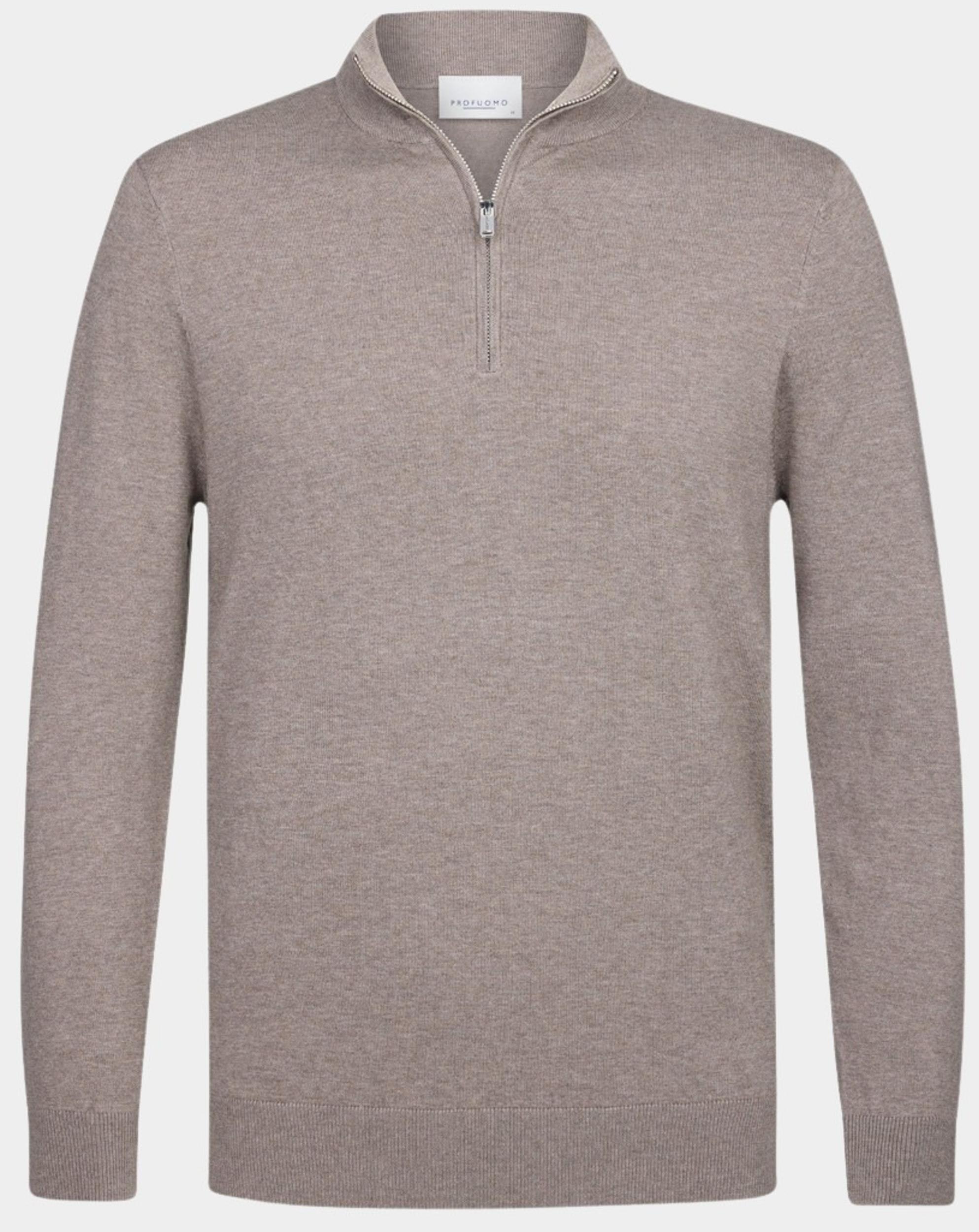 Profuomo Half Zip Bruin  PPWJ10007C/H3
