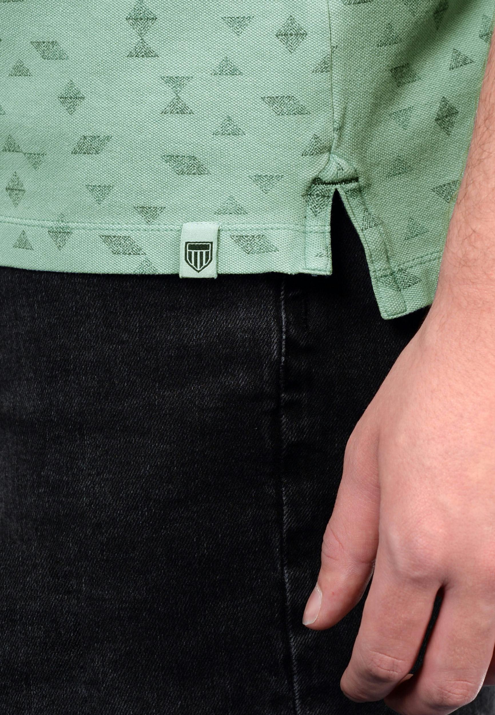 Basefield Polo korte mouw Groen Polo Shirt 1/2 Arm 219016953/501