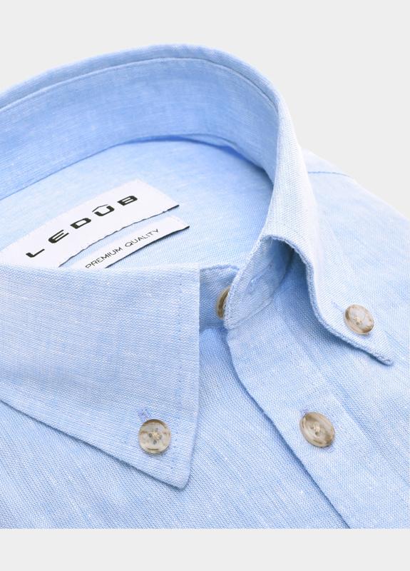 Ledub Business hemd lange mouw Blauw  0143395/120-000-000