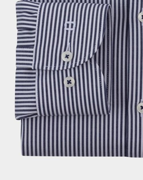 Olymp Business hemd lange mouw Blauw Level Five 075164/18