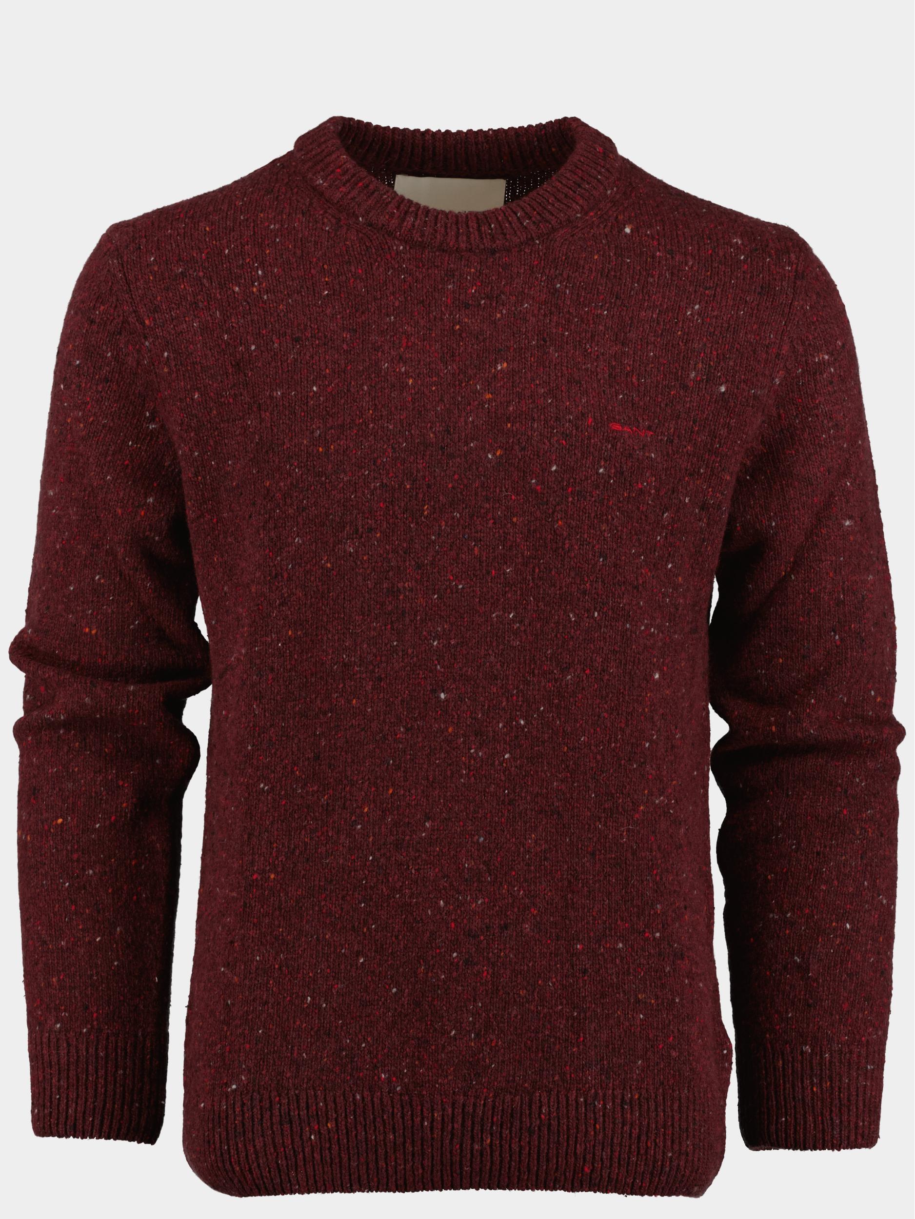Gant Pullover Paars Wool Neps C-Neck 8040169/604