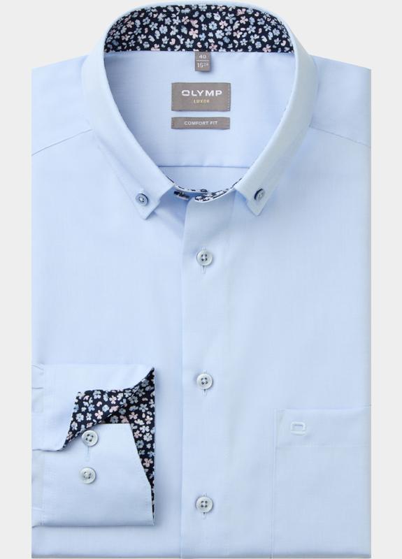 Olymp Zakelijk overhemd heren Blauw Luxor 109414/10