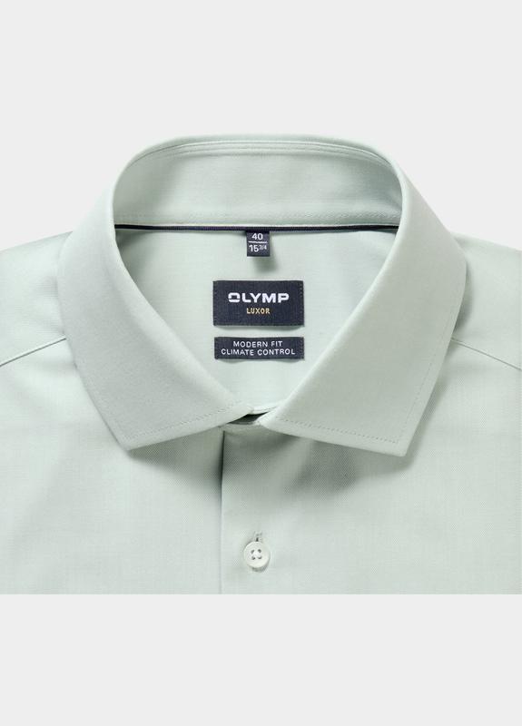Olymp Zakelijk overhemd heren Groen Luxor 24/Seven 123024/44