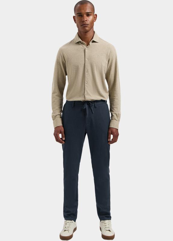 Dstrezzed Chino Blauw DS_Lancaster Pinstripe 501964/649