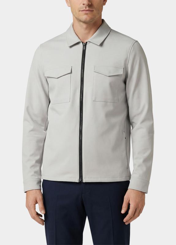 Born With Appetite Overshirt Grijs Boed Shirtjacket BWA26114BO10/9507