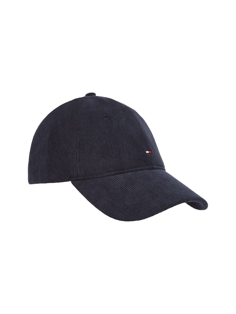 Tommy Hilfiger Cap Blauw TH Flag Corduroy Soft 6 Panel AM0AM12757/DW6