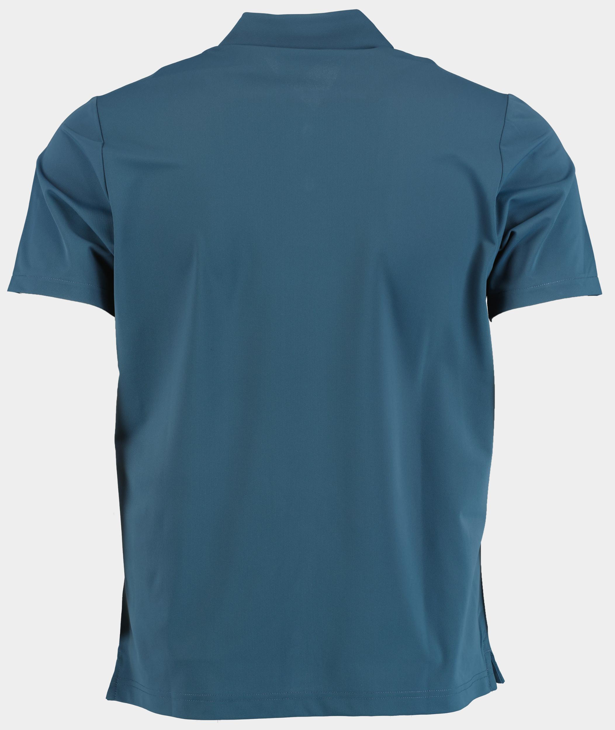 Bos Polo korte mouw Blauw Polo technisch 2915425/215 Denim