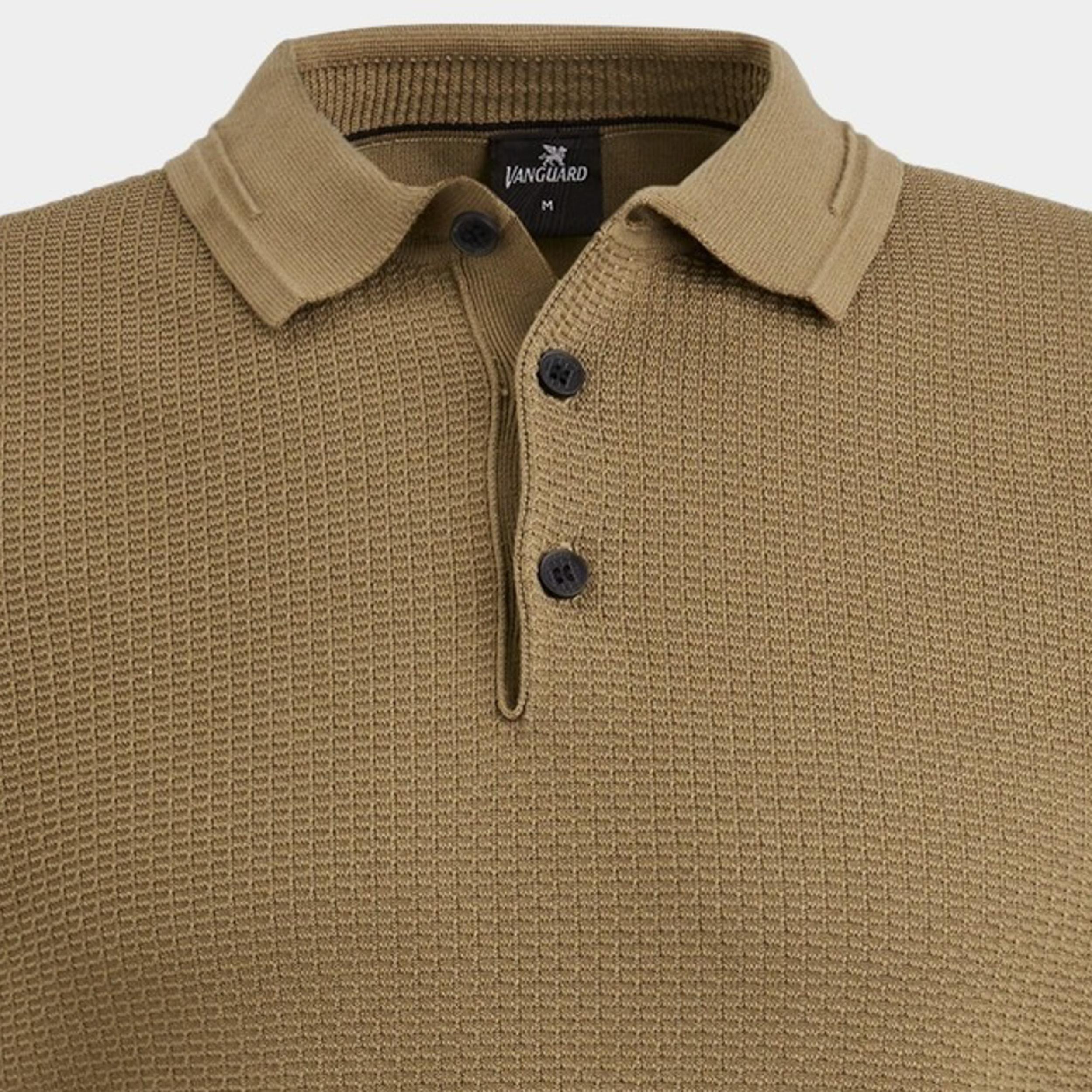 Vanguard Polo korte mouw Bruin Short sleeve polo cotton moda VPSS2403832/8068