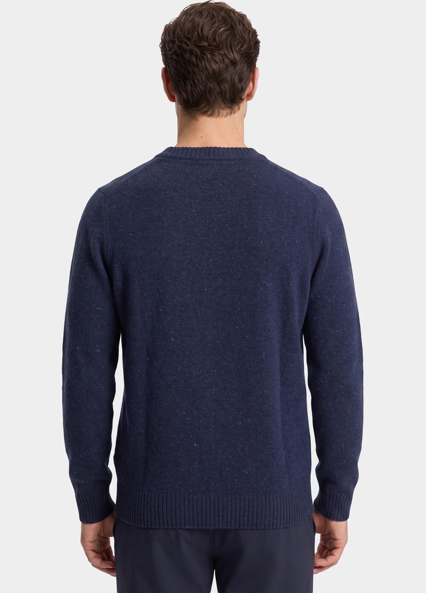 Basefield Pullover Blauw Rundhals Pullover 219018514/654