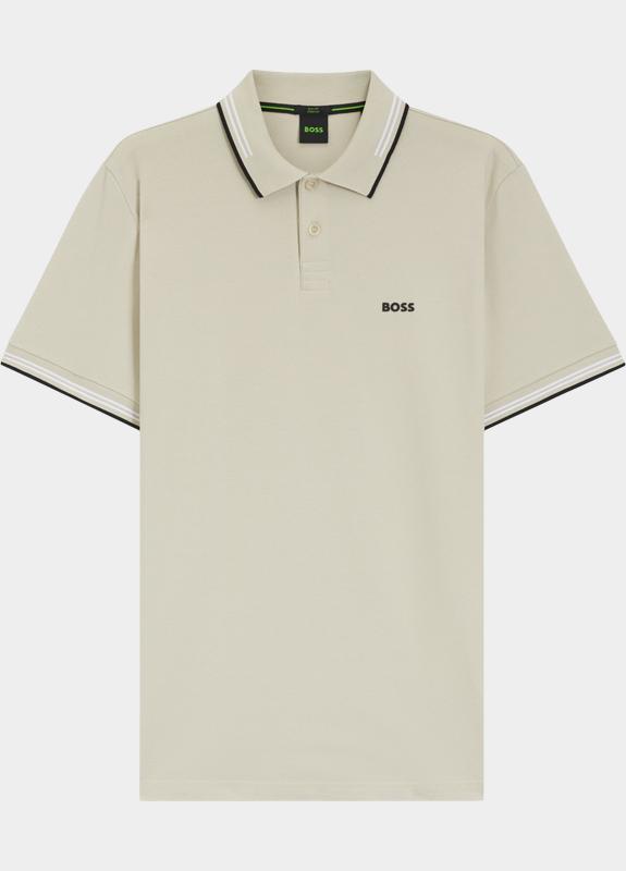 BOSS Green Polo korte mouw Beige Paul 10255848 01 50506193/275