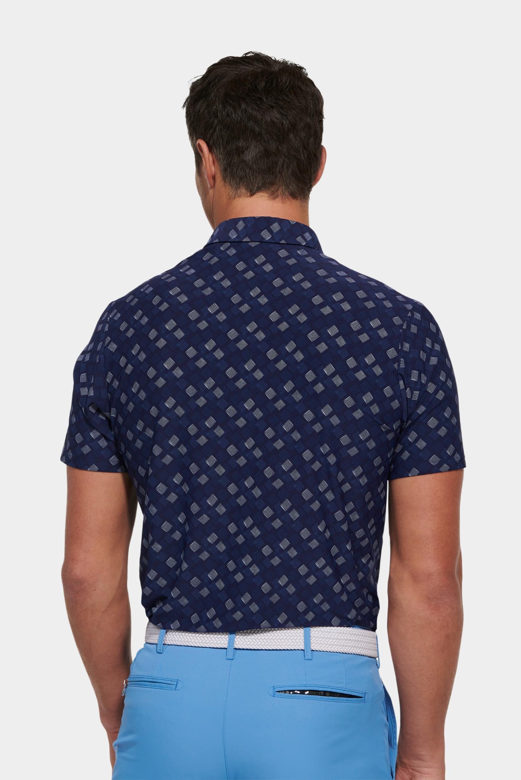 Meyer Polo korte mouw Blauw PHIL Art.9-9008 9539900800/18