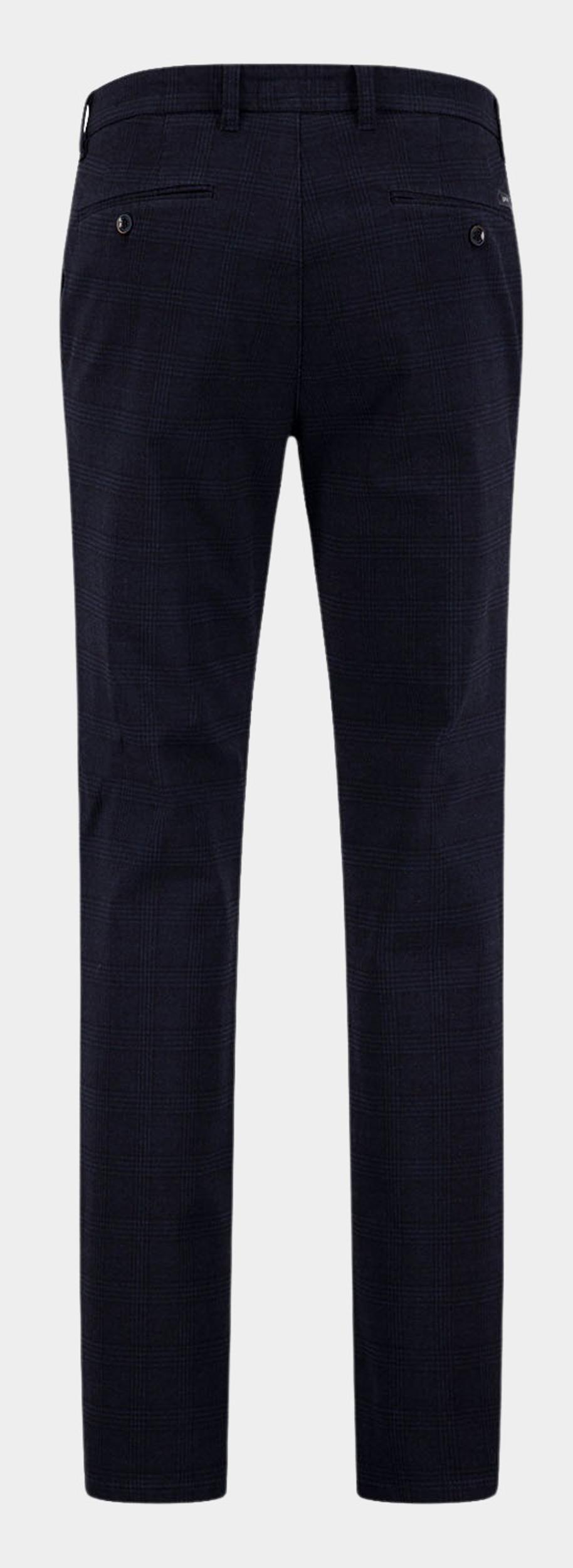 Gardeur Katoenen Broek Blauw SAVAGE-2 Flatfront Slim Fit 420741/1069