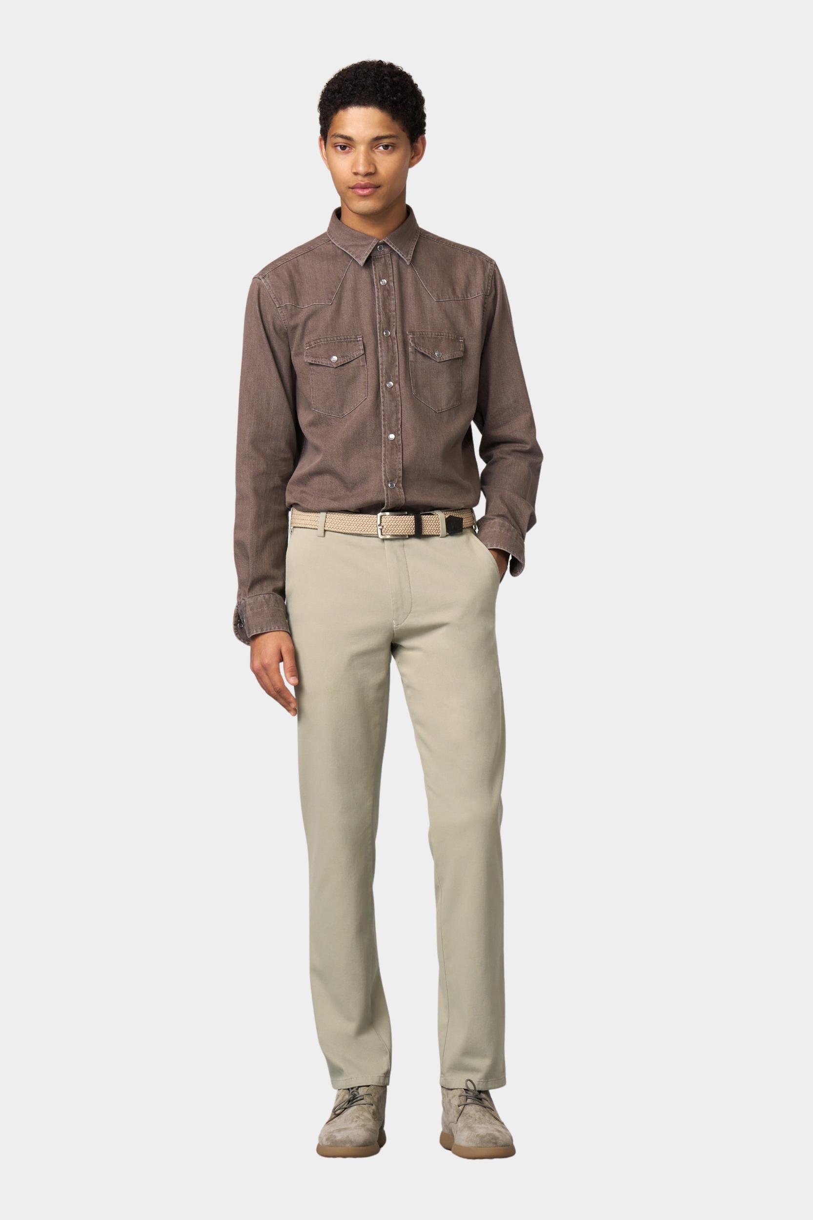 Meyer Katoenen Broek Beige BONN Art.2-8609 1022860900/32