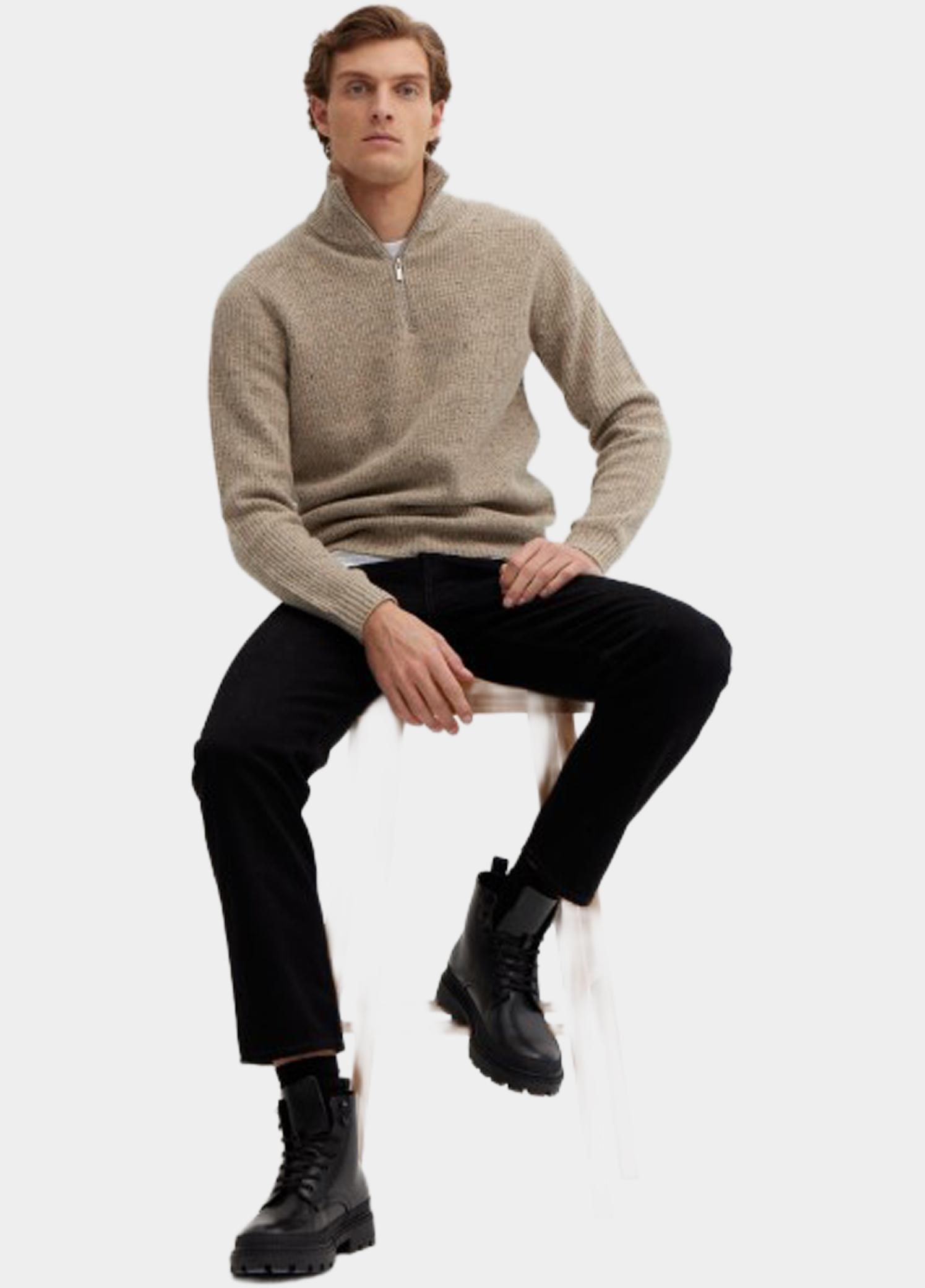 Basefield Half Zip Beige  219018515/246