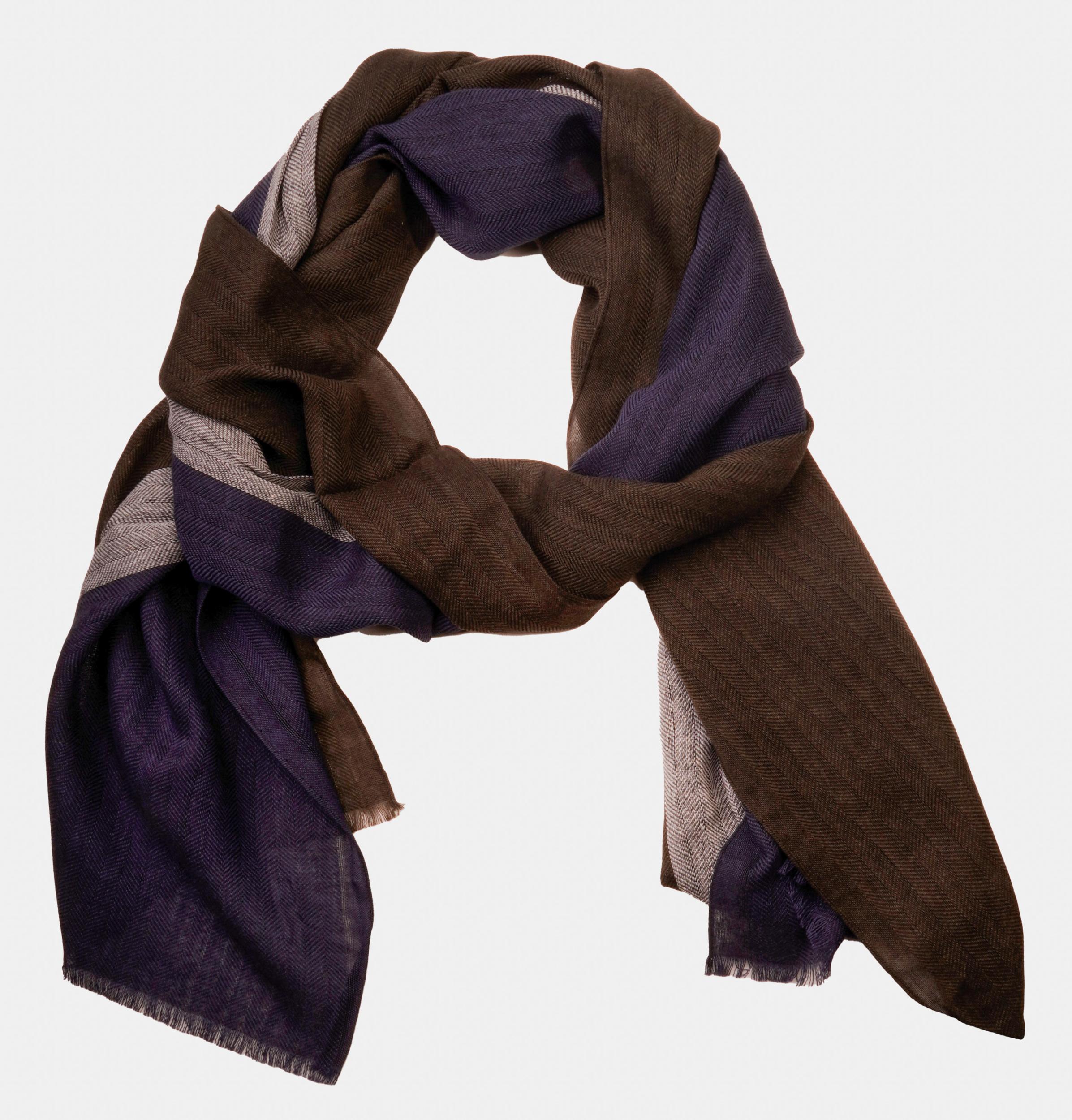 Profuomo Shawl Groen scarf woven olive PPQS30018B/