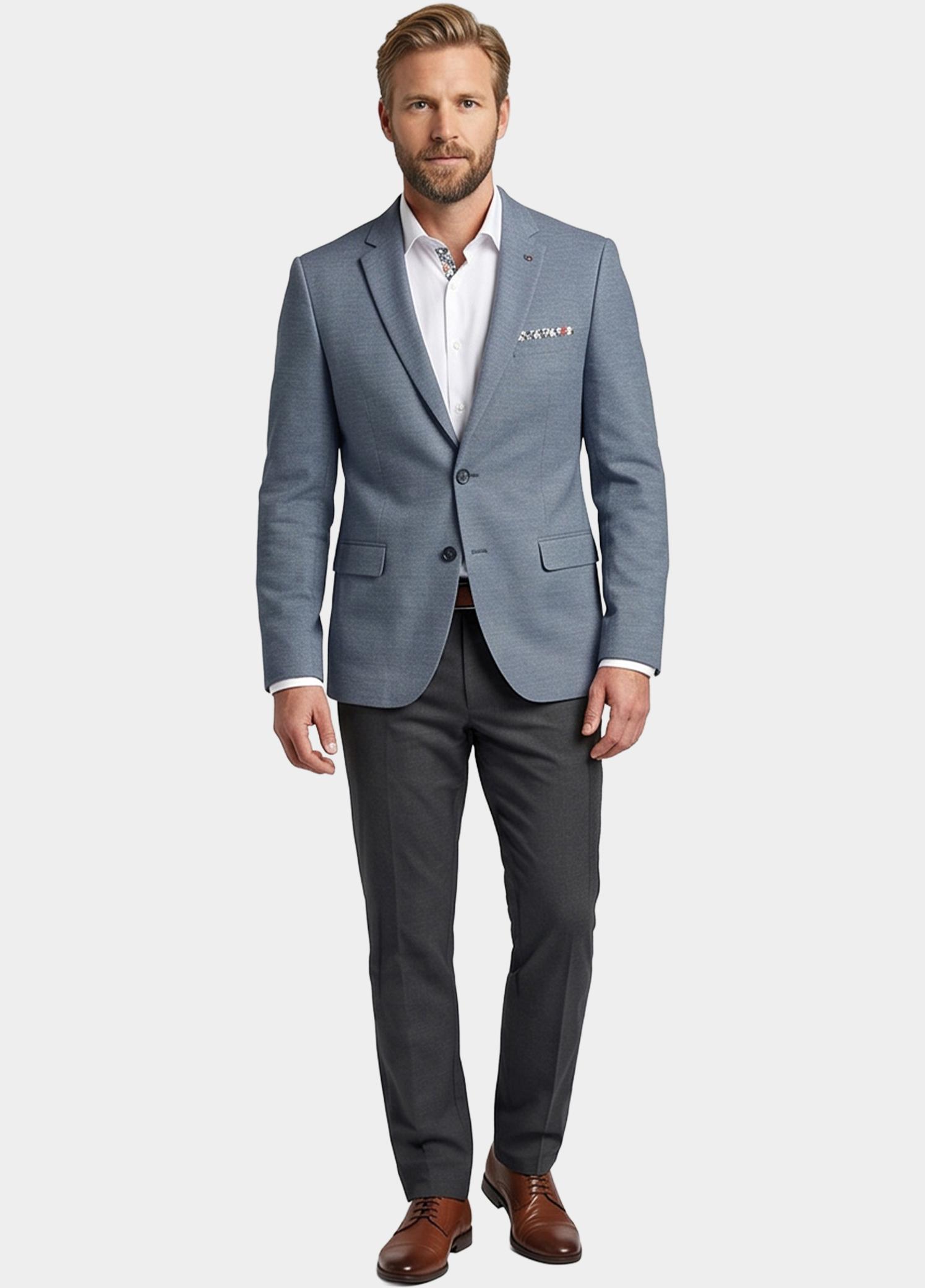 Giordano Colbert Blauw Robert blazer fully lined Wov 612610/61