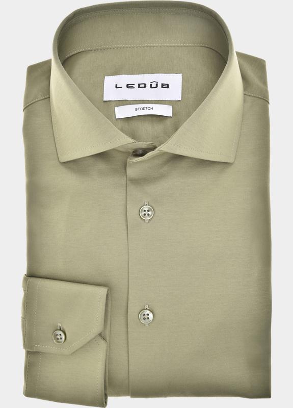 Ledub Business hemd lange mouw Groen  0143305/535-000-000