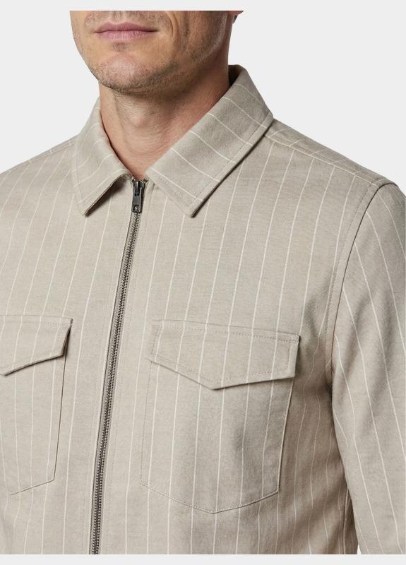 Born With Appetite Overshirt Grijs Boed Shirtjacket BWA26114BO40/2501