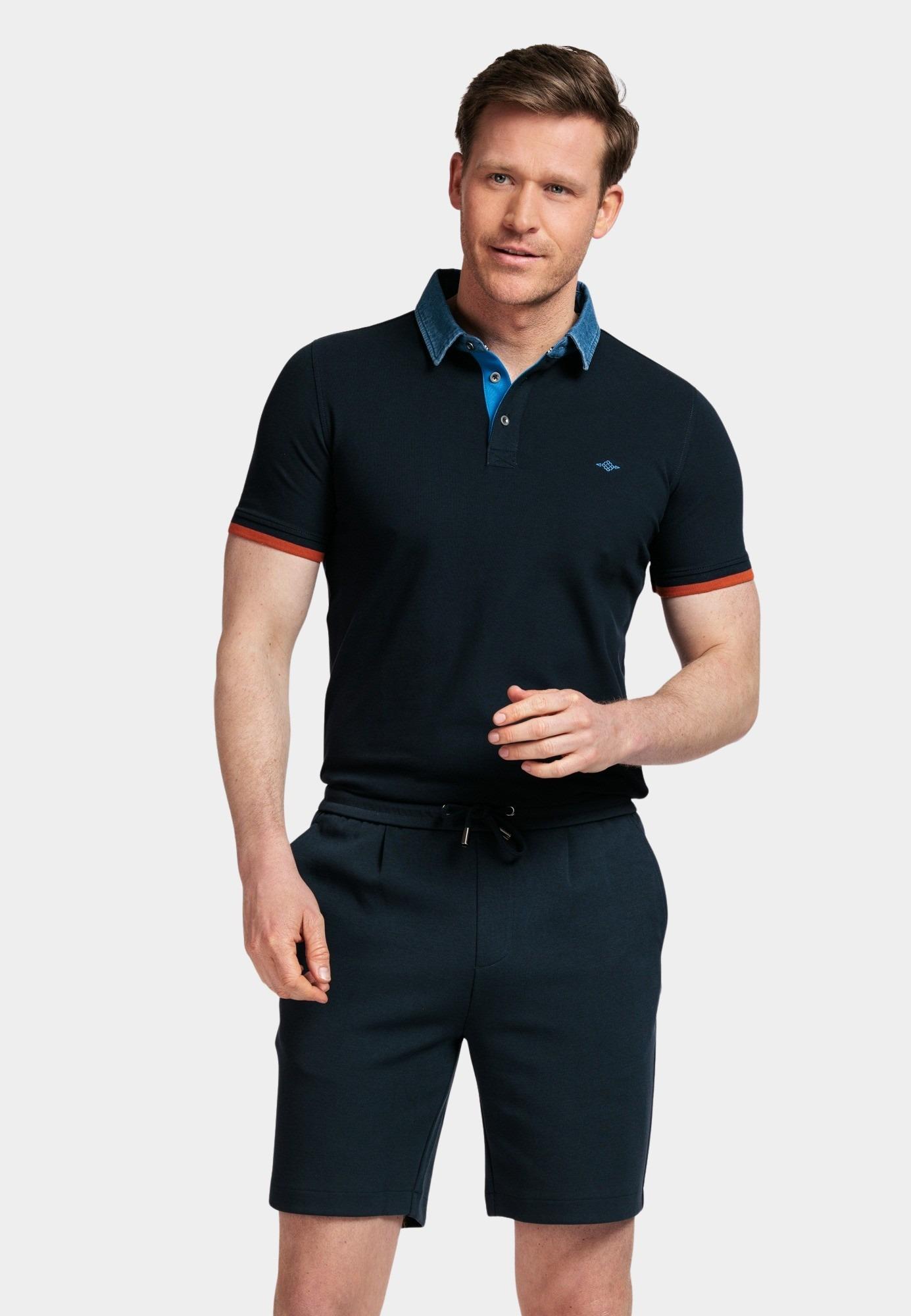 Baileys Korte Broek Blauw Bermuda - with cord  Double f 411051/60