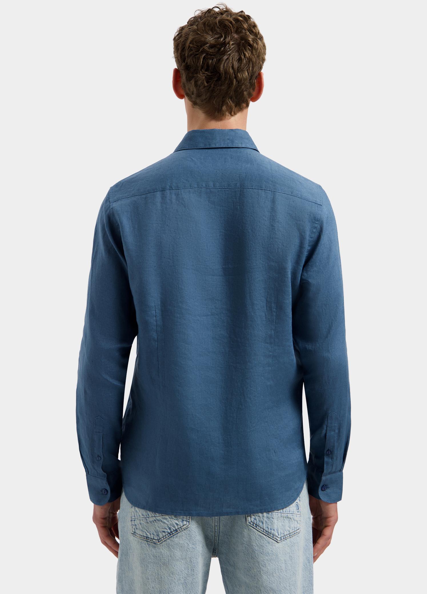 Dstrezzed overhemd korte mouw heren Blauw Jagger Shirt 303710/621