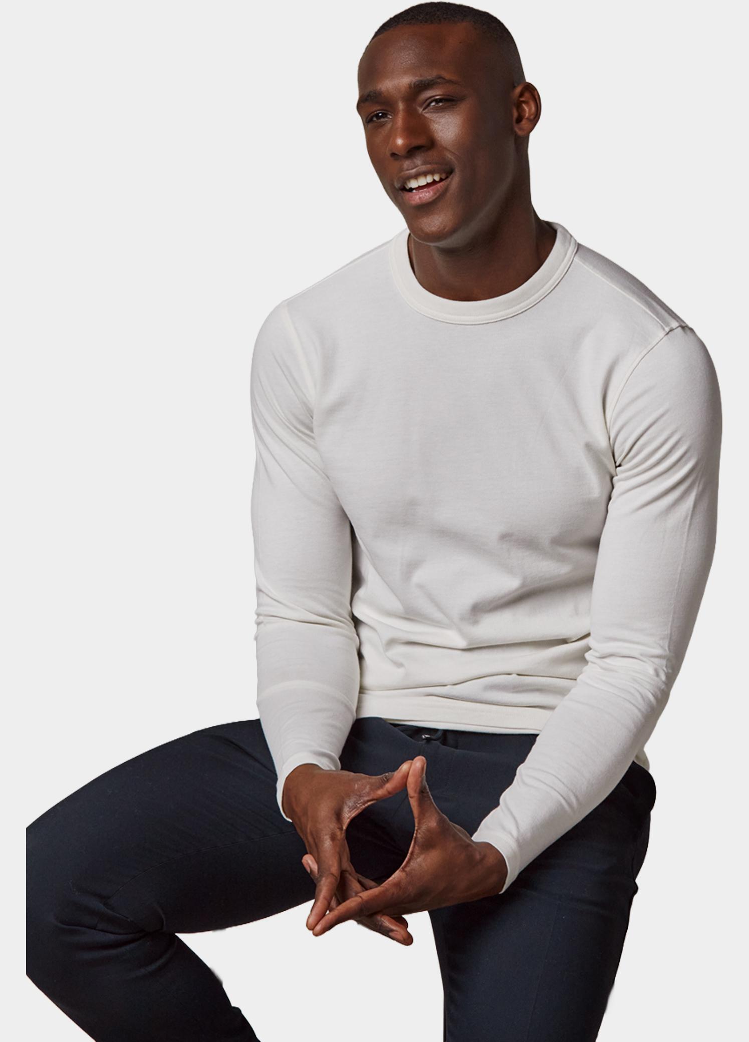 Profuomo T-shirt heren Wit  PP2T00002/D